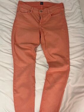 Gap legging jeans in rust orange size 29
